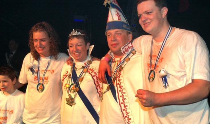 HALLE: Frans en Sonia is het nieuwe prinsenpaar