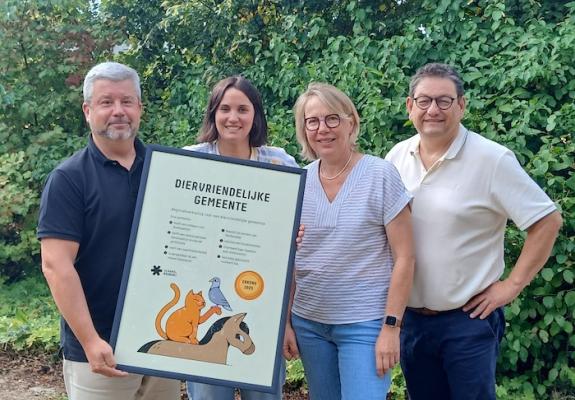 Label ‘Diervriendelijke Gemeente 2025’ voor Pepingen
